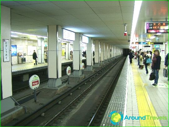 Metro Osaki: schemat, zdjęcie, opis
