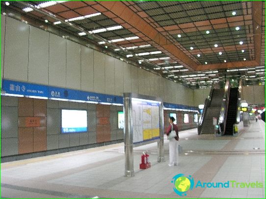 Metro Taipei: schéma, fotografie, popis