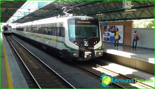 Metro Medellin: schéma, photo, description