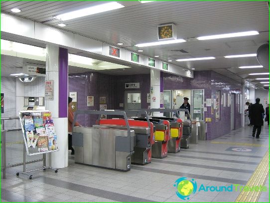 Metro Kioto: schemat, zdjęcie, opis