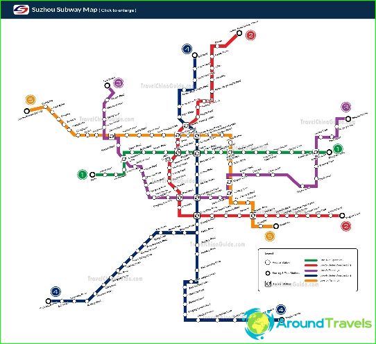 Mapa metra Suzhou