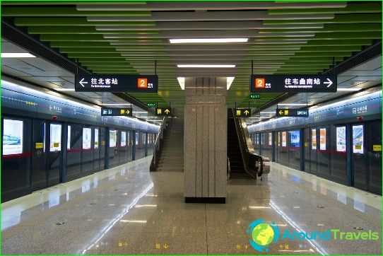 Xi'an subway: diagram, photo, description