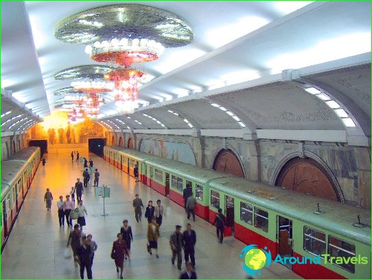 Pyongyang Metro: schema, foto, beskrivning