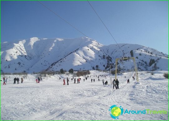 Alpine skiing in Uzbekistan