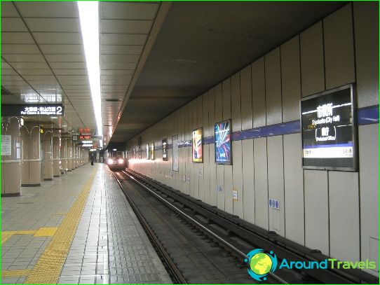 مترو ناغويا: مخطط ، صورة ، وصف