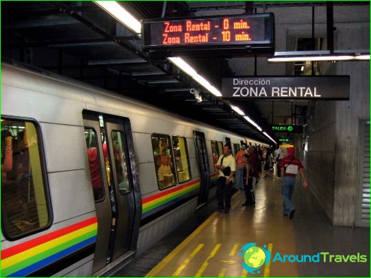 Metró Caracas: séma, fénykép, leírás
