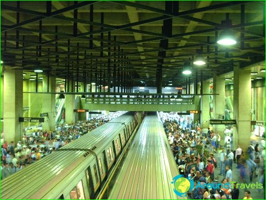 Metro Caracas: schemat, zdjęcie, opis