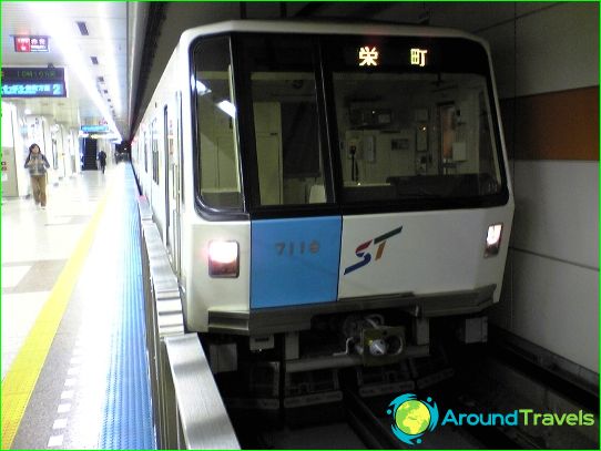 Subway Sapporo: diagram, photo, description