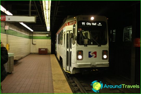 Philadelphia metro: diagram, photo, description