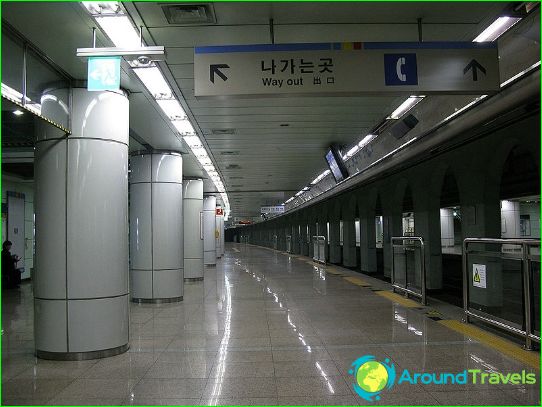 Metro Incheon: schéma, photo, description