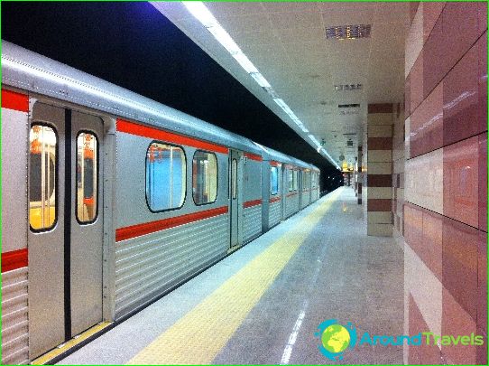 مترو أنقرة: مخطط ، صورة ، وصف