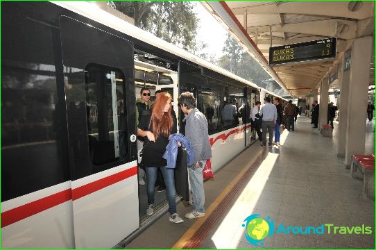 Metro Izmir: schemă, fotografie, descriere