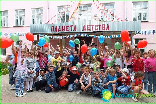 Kinderkampen in de regio Kharkiv