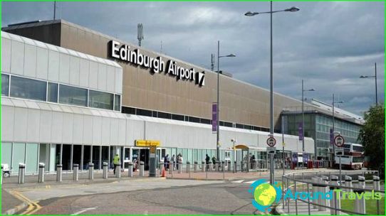 Airport in Edinburgh