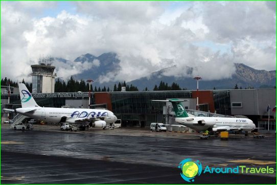 Flughafen in Ljubljana