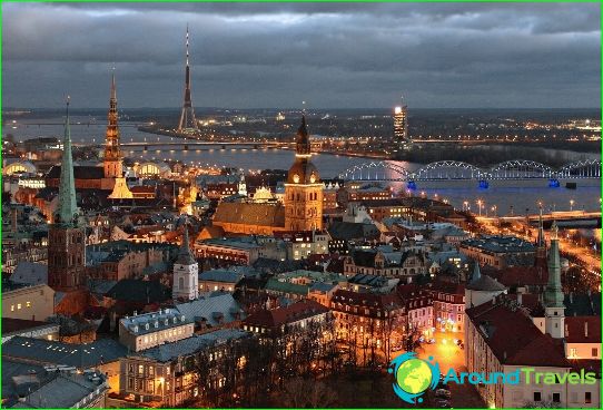 Riga - the capital of Latvia