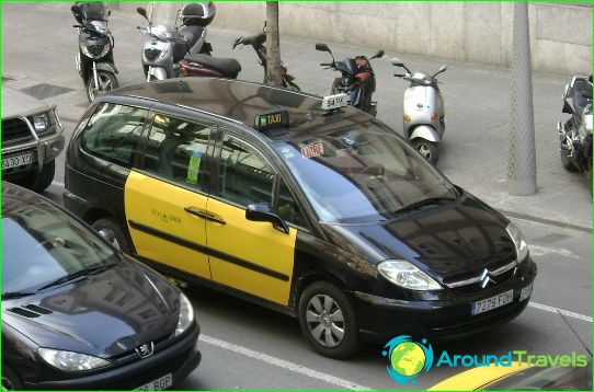 Taxi in Barcelona
