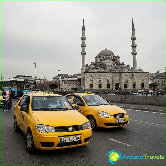 Taxi v Istanbulu