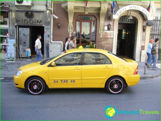 Taxi v Istanbulu