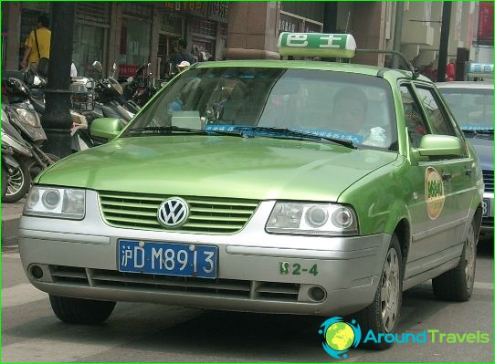 Taxi w Szanghaju