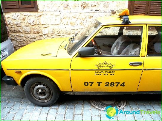 Taxi i Antalya