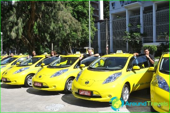 Taxi in Rio de Janeiro