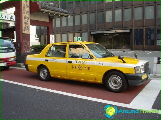 Taxi w Tokio