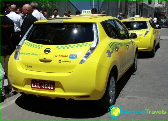 Taxi w Rio de Janeiro