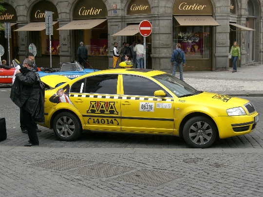 Çek Cumhuriyeti'nde taksi
