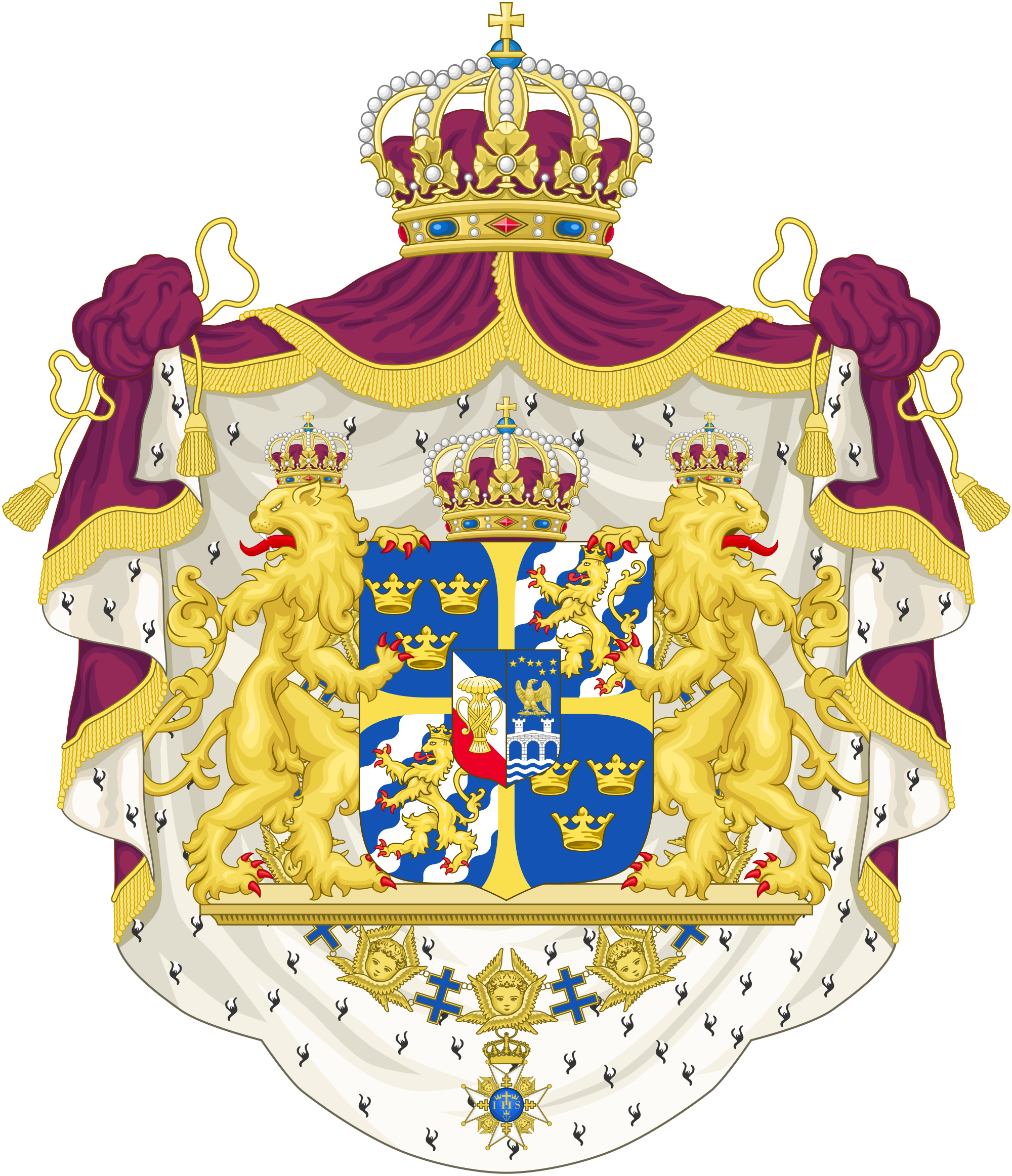 Герб на Швеция