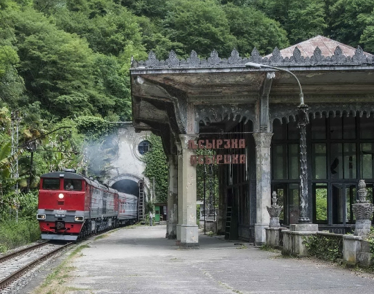 Les trains d'Abkhazie