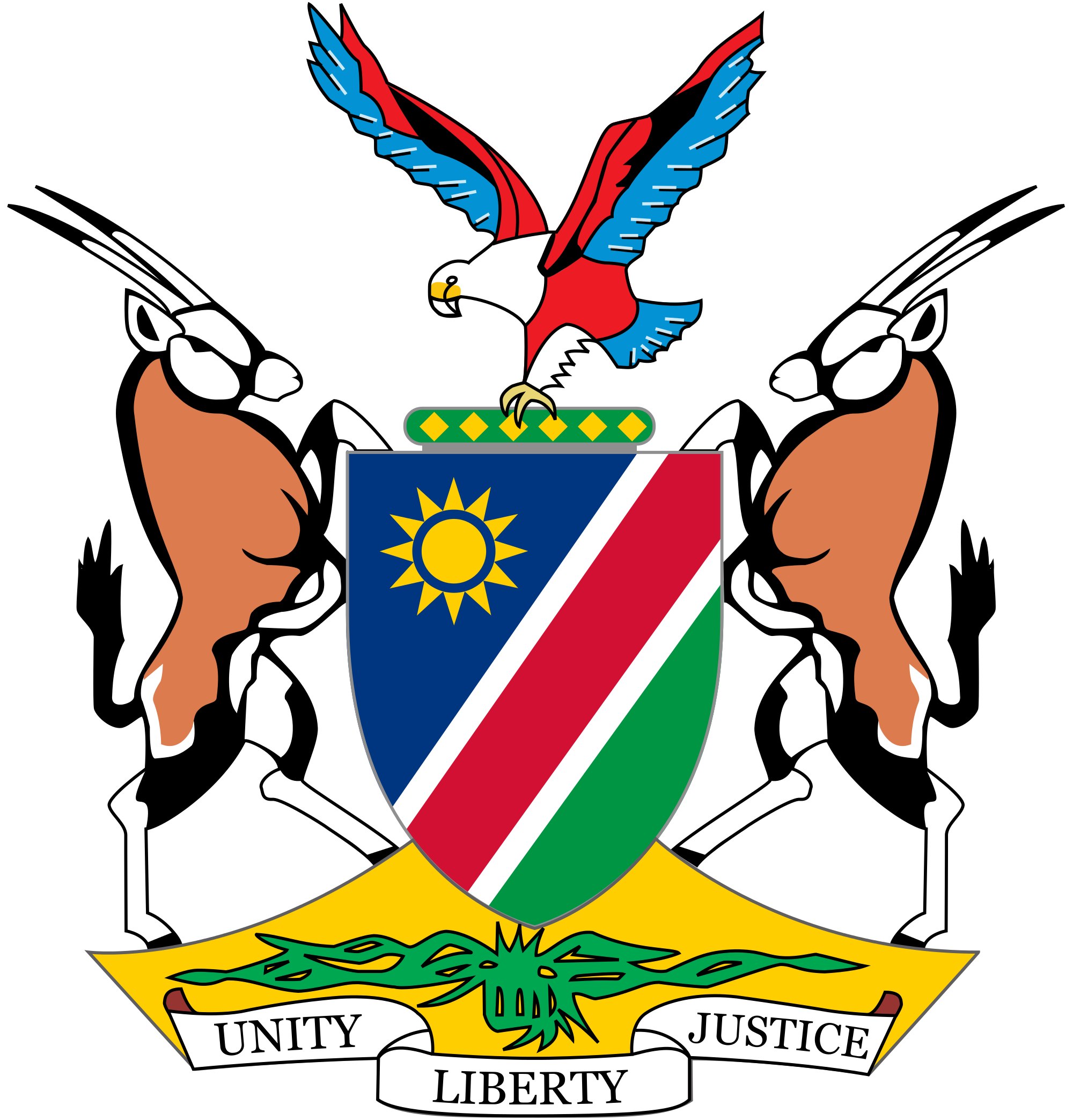 Escudo de armas de Namibia