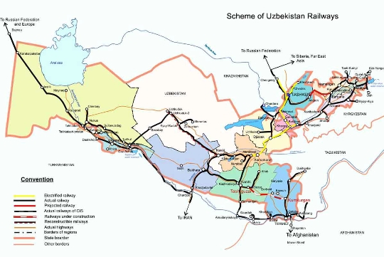 Eisenbahnen von Usbekistan
