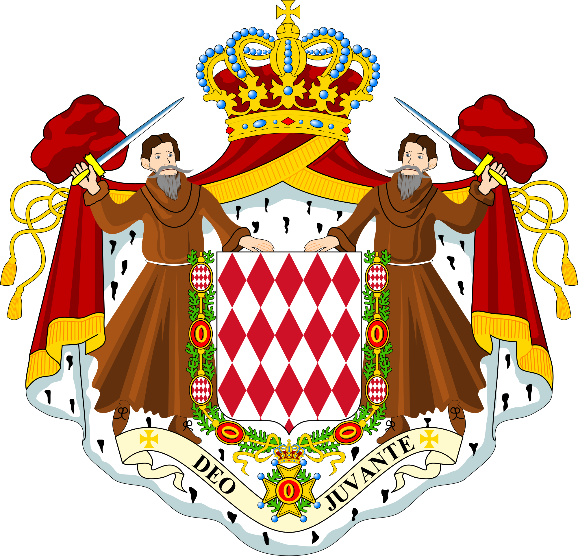 Wappen von Monaco