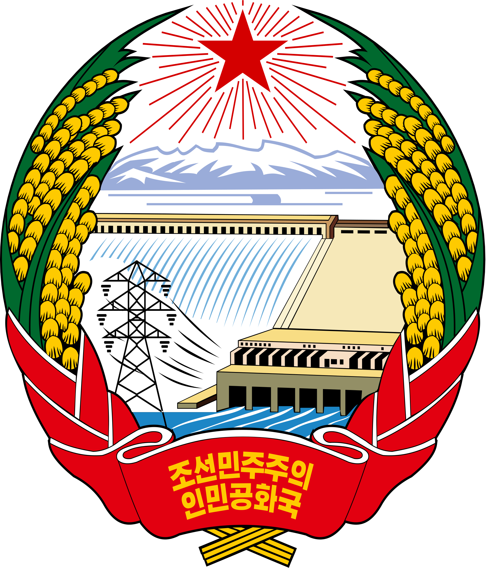 Wappen von Nordkorea