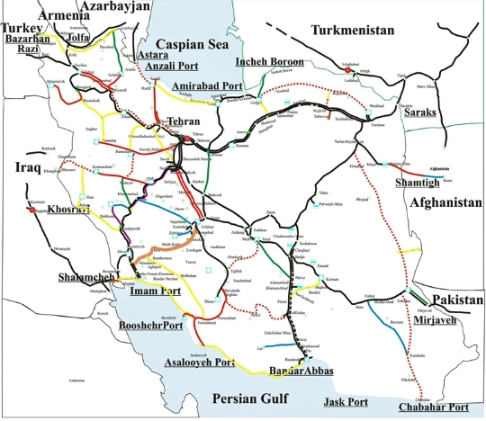 السكك الحديدية الإيرانية