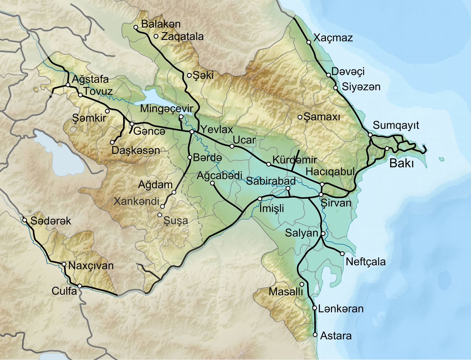 Eisenbahnen von Aserbaidschan