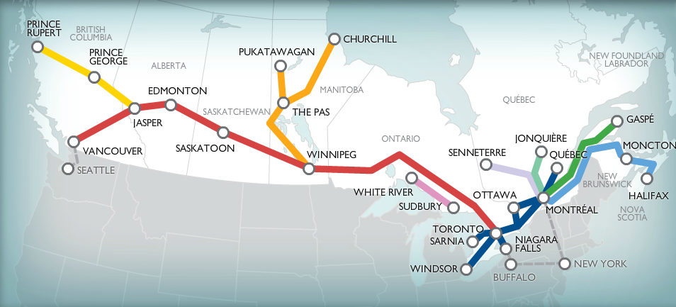 السكك الحديدية الكندية