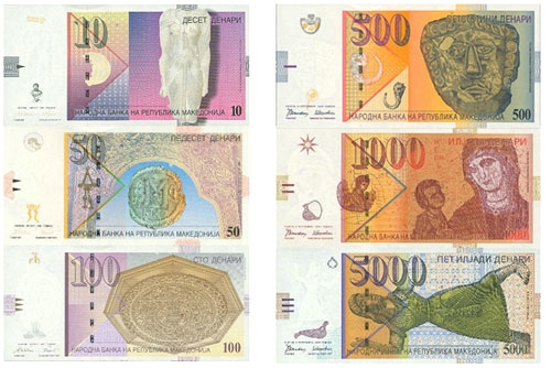 Currency in Macedonia