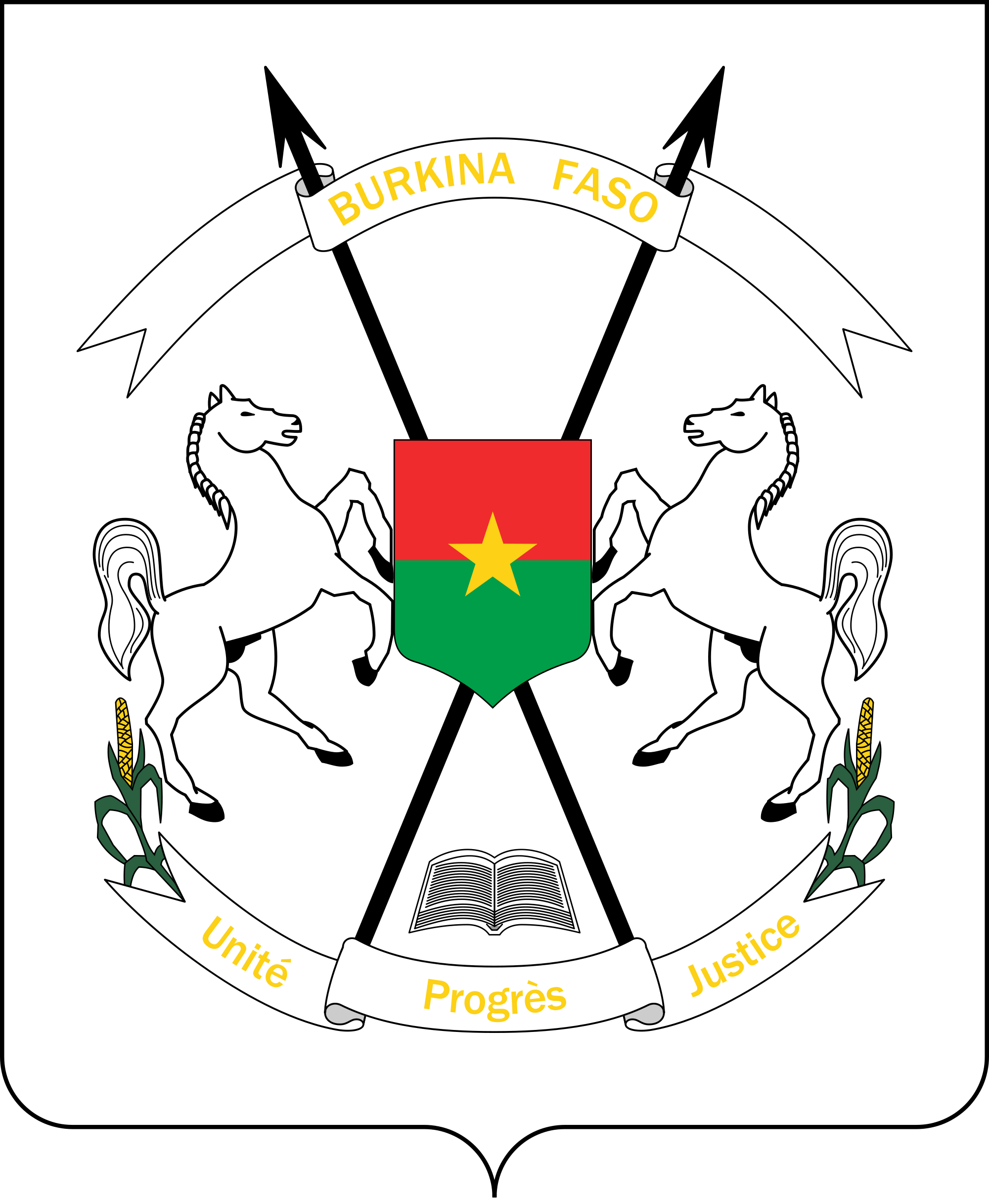 Brasão de Burkina Faso