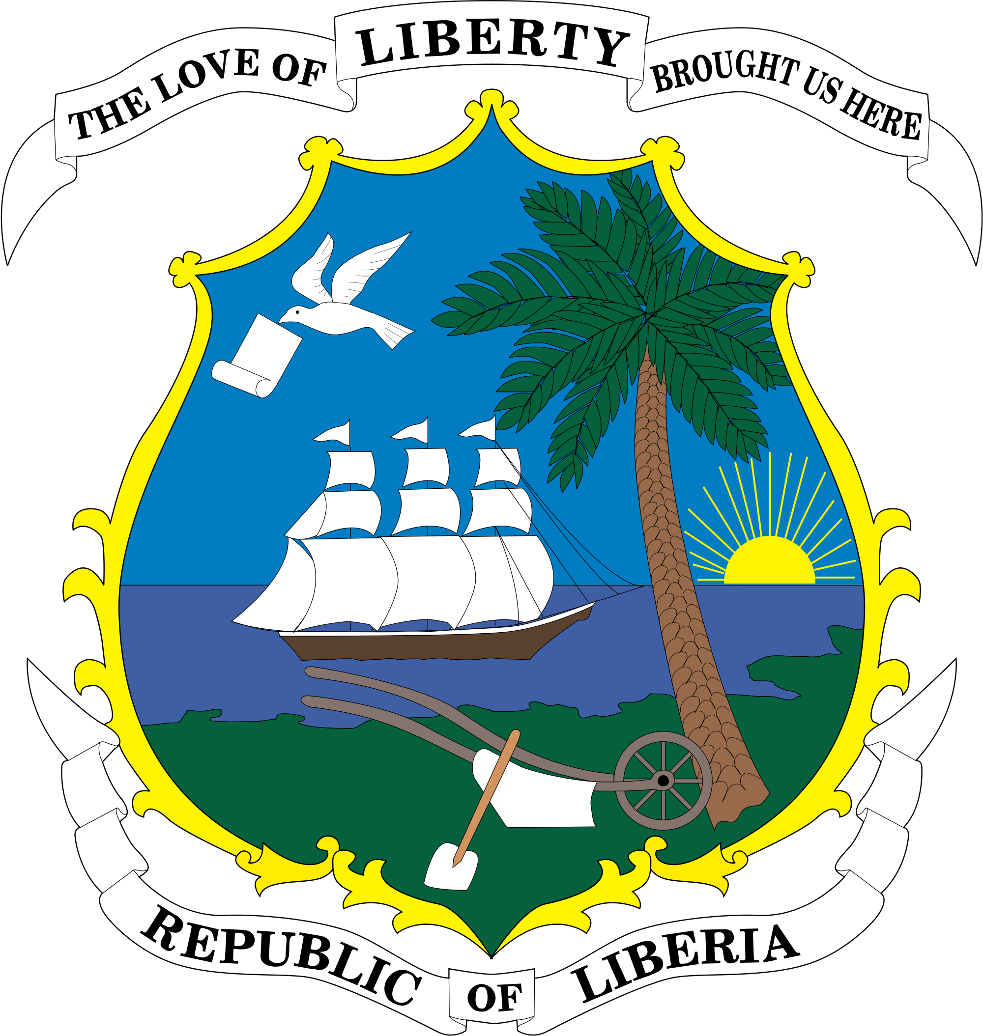 Brasão de armas da Libéria