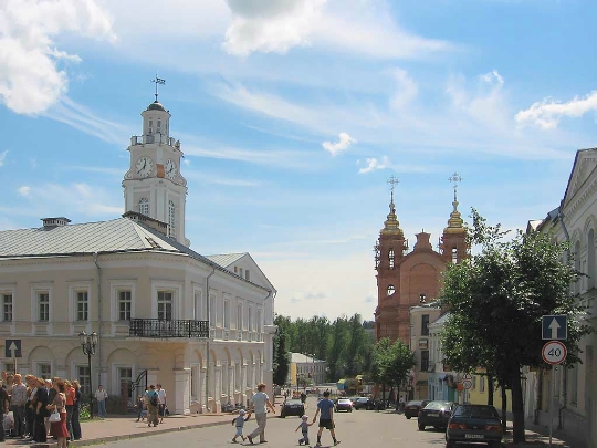 As ruas de Vitebsk
