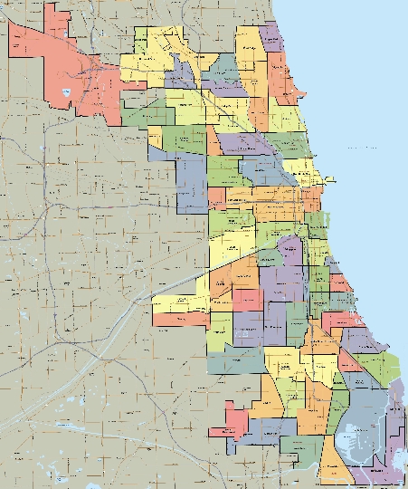 مناطق شيكاغو