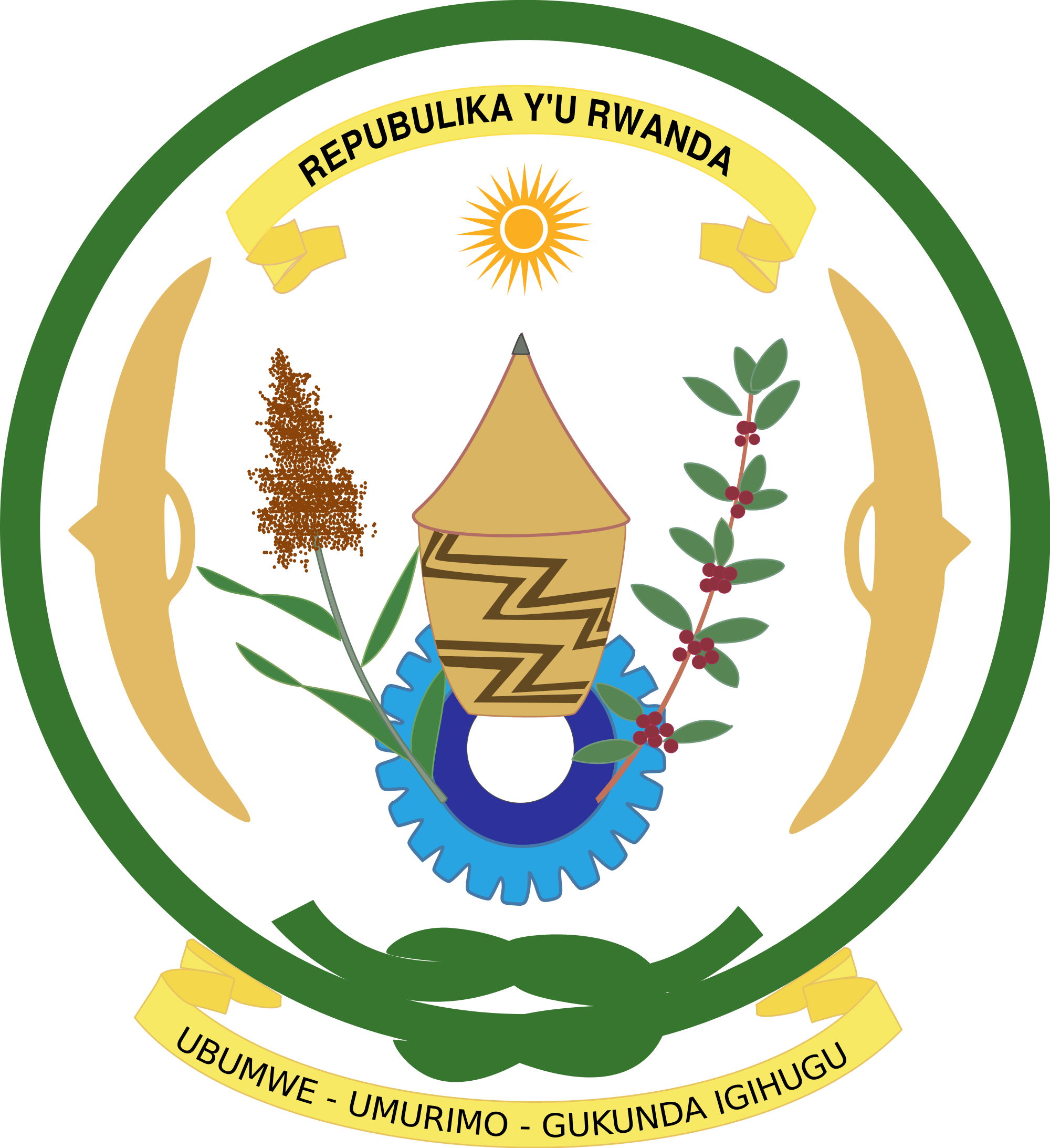 Coat of arms of Rwanda