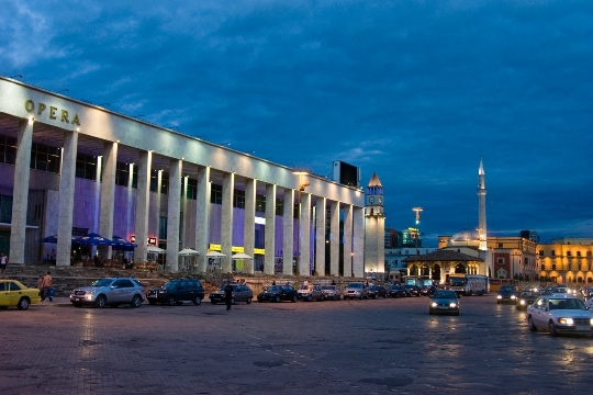 Tirana - la capitale de l'Albanie