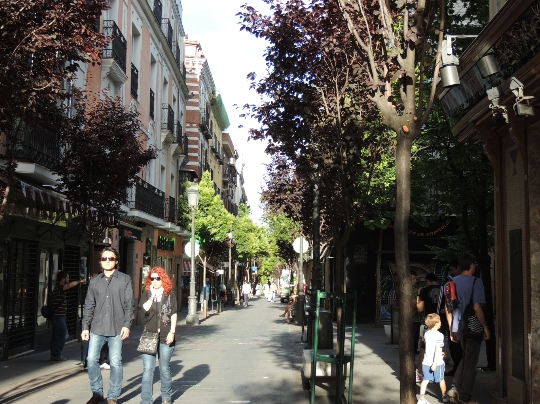 Madrid sokaklarında