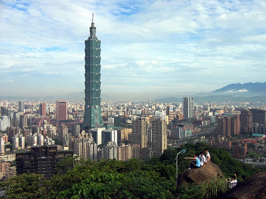 Taipei - de hoofdstad van Taiwan