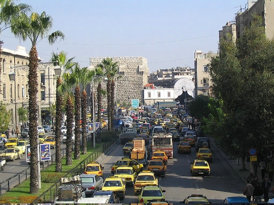 Damascus - de hoofdstad van Syrië