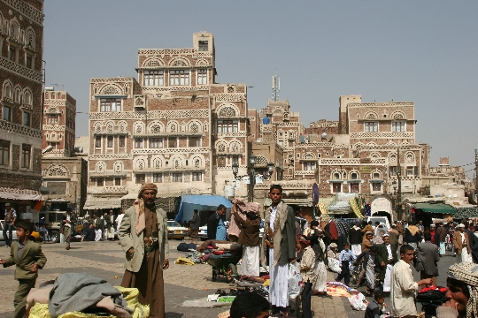 Sana'a - hlavní město Jemenu