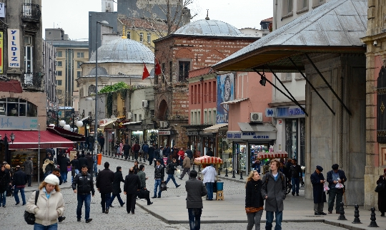 The streets of istanbul